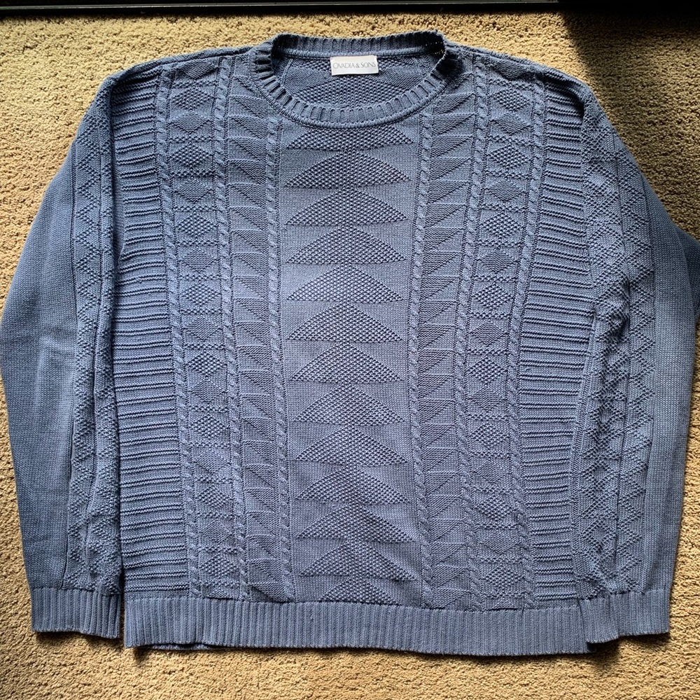 *Rare & Limited* Cotton/Linen Cable-knit Sweater